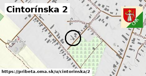 Cintorínska 2, Pribeta