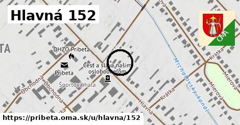 Hlavná 152, Pribeta