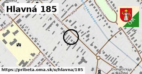 Hlavná 185, Pribeta