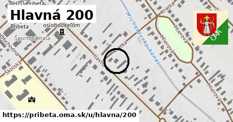 Hlavná 200, Pribeta