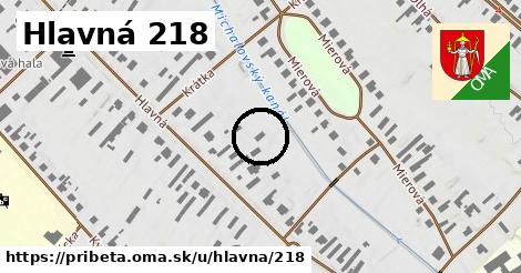 Hlavná 218, Pribeta