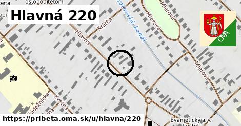 Hlavná 220, Pribeta