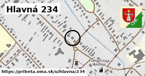 Hlavná 234, Pribeta