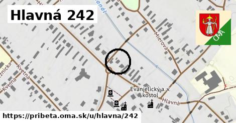 Hlavná 242, Pribeta