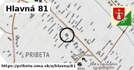 Hlavná 81, Pribeta