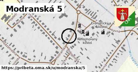 Modranská 5, Pribeta