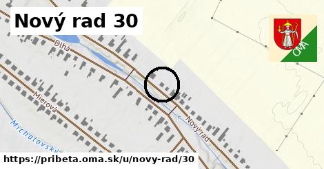 Nový rad 30, Pribeta