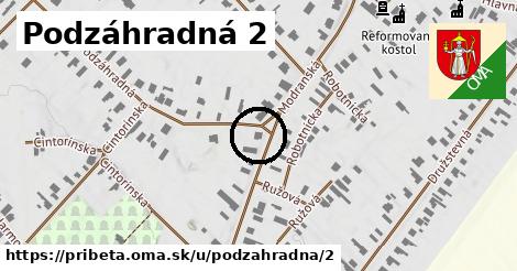 Podzáhradná 2, Pribeta