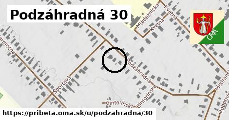 Podzáhradná 30, Pribeta