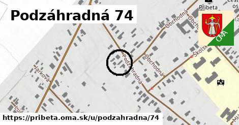 Podzáhradná 74, Pribeta