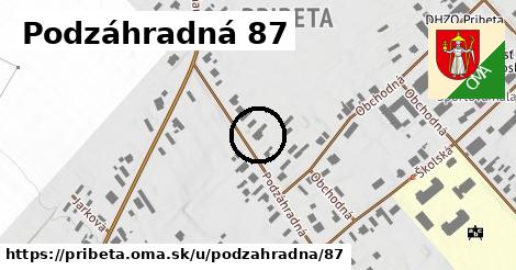 Podzáhradná 87, Pribeta