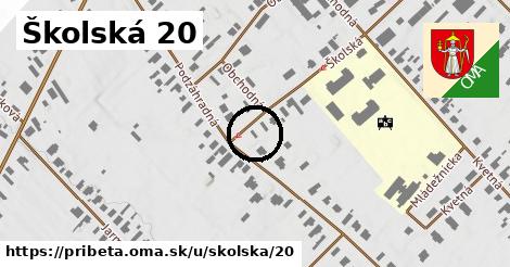 Školská 20, Pribeta