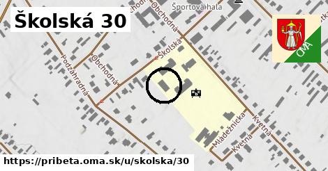 Školská 30, Pribeta