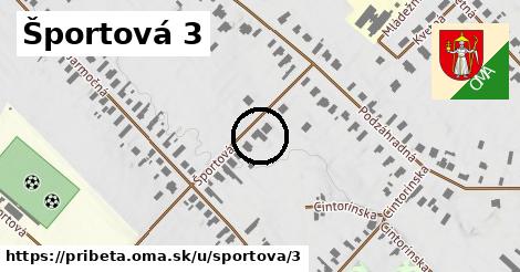 Športová 3, Pribeta