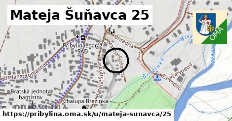 Mateja Šuňavca 25, Pribylina
