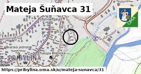 Mateja Šuňavca 31, Pribylina