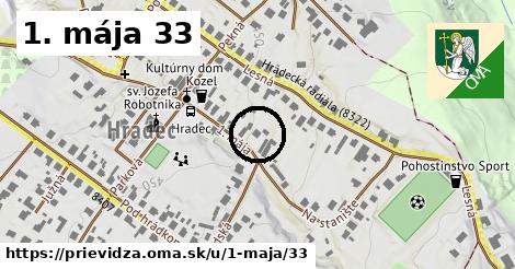 1. mája 33, Prievidza