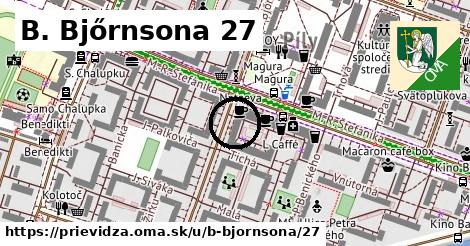 B. Bjőrnsona 27, Prievidza