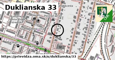 Duklianska 33, Prievidza