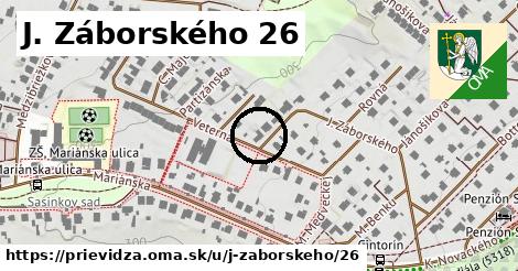 J. Záborského 26, Prievidza