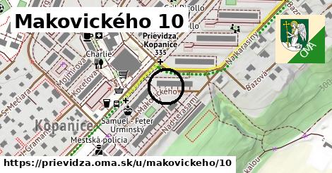 Makovického 10, Prievidza