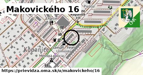 Makovického 16, Prievidza