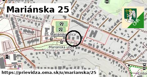 Mariánska 25, Prievidza