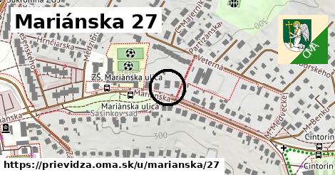 Mariánska 27, Prievidza