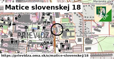 Matice slovenskej 18, Prievidza