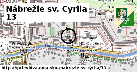 Nábrežie sv. Cyrila 13, Prievidza