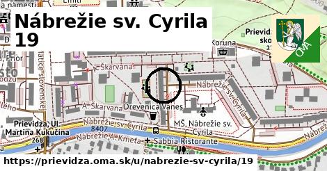 Nábrežie sv. Cyrila 19, Prievidza