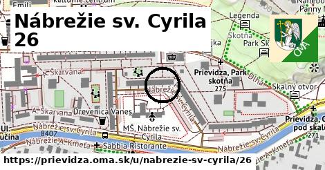 Nábrežie sv. Cyrila 26, Prievidza