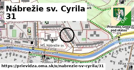 Nábrežie sv. Cyrila 31, Prievidza