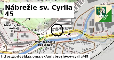 Nábrežie sv. Cyrila 45, Prievidza