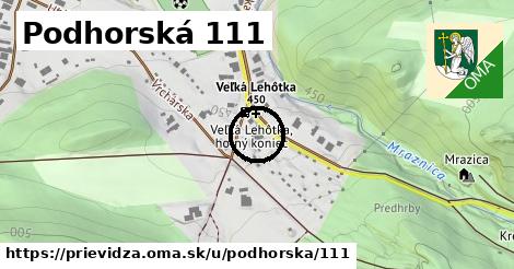 Podhorská 111, Prievidza