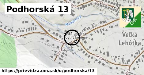 Podhorská 13, Prievidza