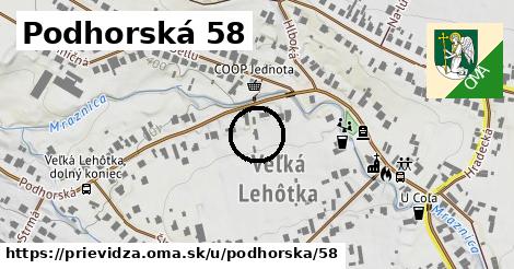 Podhorská 58, Prievidza