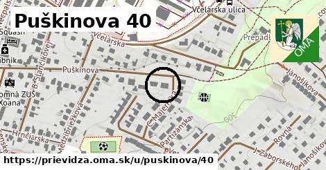 Puškinova 40, Prievidza