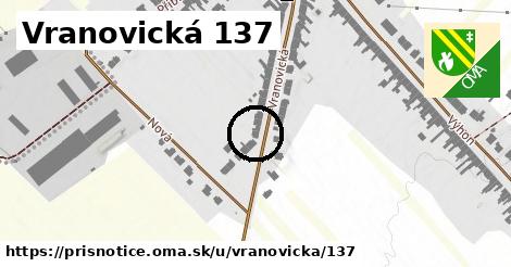 Vranovická 137, Přísnotice