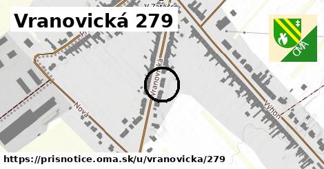 Vranovická 279, Přísnotice