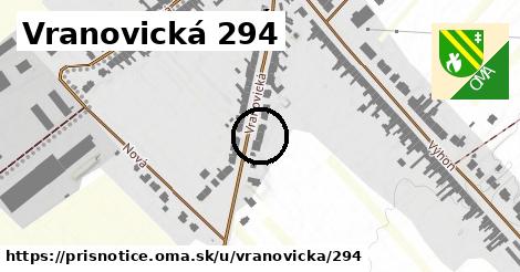 Vranovická 294, Přísnotice