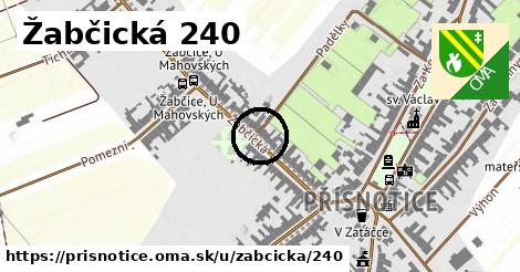 Žabčická 240, Přísnotice