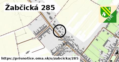 Žabčická 285, Přísnotice