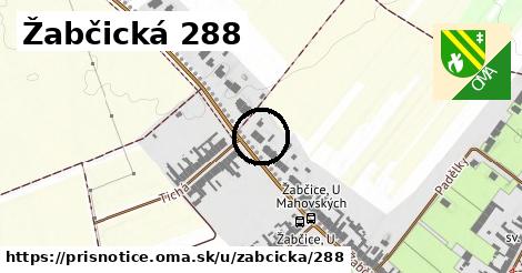 Žabčická 288, Přísnotice