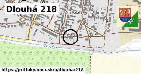 Dlouhá 218, Přítluky