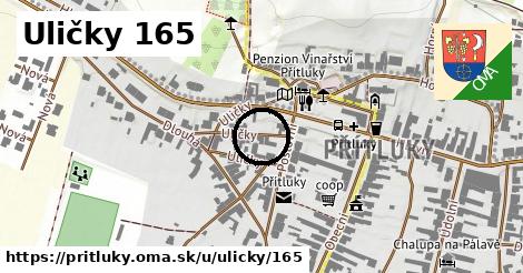 Uličky 165, Přítluky