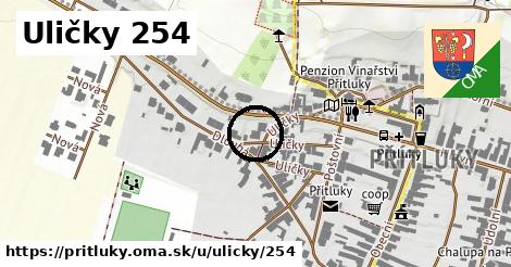 Uličky 254, Přítluky