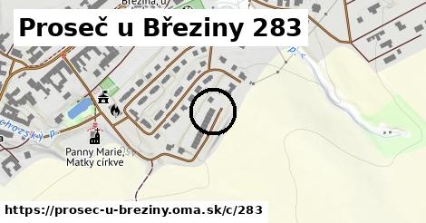 Proseč u Březiny <span class="supisne">283</span>