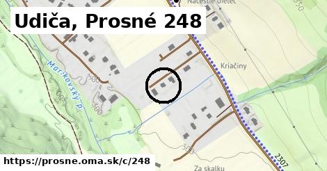 Udiča, Prosné <span class="supisne">248</span>