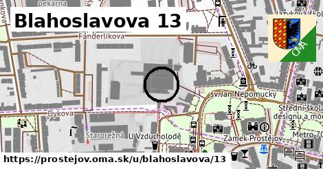 Blahoslavova 13, Prostějov